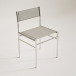 FORMARKIVET Ferra chair, steel - warm grey leather, extra image