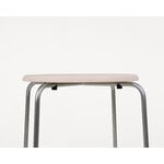 Frama Petit Rond stool, stainless steel - natural leather, extra image
