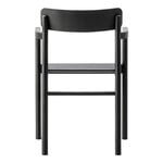 Fredericia Post käsinojallinen tuoli, musta tammi