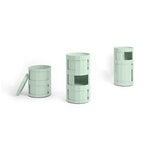 HAY Facet cabinet 110, incl. feet and castors, soft mint, extra image