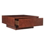 Ferm Living Burl Storage tavolino da caffè, radica scura, immagine extra