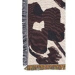 Ferm Living Cilla seinävaate/viltti, 120 x 170 cm, off-white - dark grape, tuotteen lisäkuva