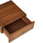 Ferm Living Feve table with a drawer, 86 x 160 cm, walnut, extra image