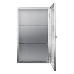 Ferm Living Haze wall cabinet, vetro scanalato, acciaio inossidabile spazzolato, immagine extra