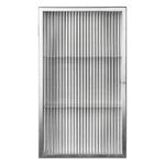 Ferm Living Haze wall cabinet, vetro scanalato, acciaio inossidabile spazzolato, immagine extra