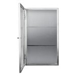 Ferm Living Haze wall cabinet, vetro scanalato, acciaio inossidabile spazzolato, immagine extra