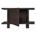 Ferm Living Kona bookcase cabinet insert, dark-stained oak, extra image