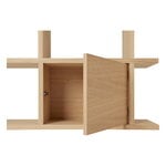 Ferm Living Kona bookcase cabinet insert, natural oak, extra image