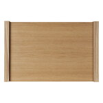 Ferm Living Kona bookcase cabinet insert, natural oak, extra image