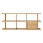 Ferm Living Kona bookcase cabinet insert, natural oak, extra image