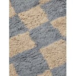 Ferm Living Tapis lavable Mara, 150 x 80 cm, bleu brume - sable chaud, image extra