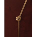 Ferm Living Melt wall clock, dark stained burl, extra image