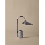 Ferm Living Lampe portable Arum, acier inoxydable, image extra