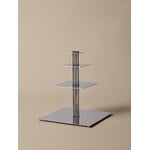 Ferm Living Orbelle Etagere kerrosvati, peilikiillotettu ruostumaton teräs, näkymä 3