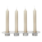 Ferm Living Soothe 4 portavelas, aluminio, imagen extra