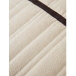Ferm Living Vari quilted cushion, rectangular, 60 x 80 cm,  natural - dark chocolate, extra image