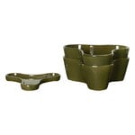 Ferm Living Vasi impilabili Gemi, set da 2, verde muschio, immagine extra
