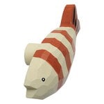 Ferm Living Harbour seinäkoukku, Fish Stripe, baked clay - light celedon, tuotteen lisäkuva
