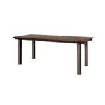 Ferm Living Atura Esstisch, 90 x 200 cm, Dunkelschokolade - dunkles Eichenfurnier, extrabild