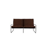 Ferm Living Desert 2-seater sofa, black - Pure Bouclé chestnut, extra image