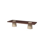 Ferm Living Grova coffee table, travertine - carbonized ash, view 3