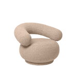 Ferm Living Orbo fauteuil lounge, Raw Bouclé naturel, image extra