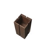 Ferm Living Parcel Pedestal side table, h. 60 cm, dark stained oak, extra image