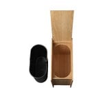 Ferm Living Sama wooden bin, h. 50 cm, lacquered oak, extra image