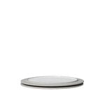 Ferm Living Sonae Teller, 28 cm, Set aus 2, grau - weiß, extrabild