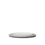 Ferm Living Sonae Teller, 25 cm, Set aus 2, grau - weiß, extrabild