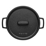 Fiskars Folken casserole with lid, 4 L, black, extra image