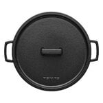 Fiskars Casseruola con coperchio Folken, 6 L, nero, immagine extra