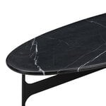 Wendelbo Floema ovalt soffbord, svart - svart marmor