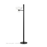 Flos Nocturne 1 floor lamp, bowl, black, extra image