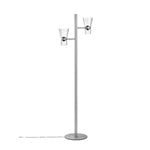 Flos Nocturne 2 floor lamp, cone, silver, extra image