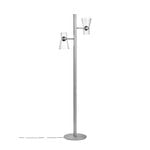 Flos Nocturne 2 floor lamp, cone, silver, extra image