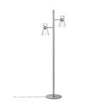 Flos Nocturne 2 floor lamp, cone, silver, extra image