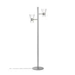 Flos Nocturne 2 floor lamp, cone, silver, extra image