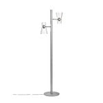 Flos Nocturne 2 floor lamp, cone, silver, extra image
