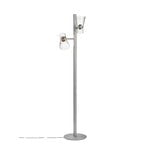 Flos Nocturne 2 floor lamp, cone, silver, extra image