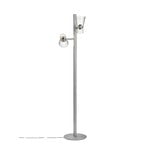 Flos Nocturne 2 floor lamp, cone, silver, extra image