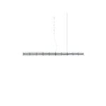 Flos Luce Cilindrica S2 lampada a sospensione, vetro, trasparente, immagine extra