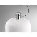 Flos Bellhop Glass S1 Pendelleuchte, helles Aluminium, extrabild