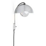 &Tradition Flowerpot VP8 wall lamp, chrome plated