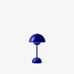 &Tradition Flowerpot VP9 portable table lamp, cobalt blue