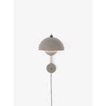 &Tradition Flowerpot VP8 wall lamp, grey beige