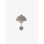 &Tradition Flowerpot VP8 wall lamp, grey beige