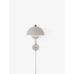 &Tradition Flowerpot VP8 wall lamp, matt light grey