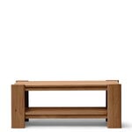 Form & Refine Beam bench, deep brown pine, extra image