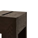 Form & Refine Monolith side table, dark brown ash, view 2